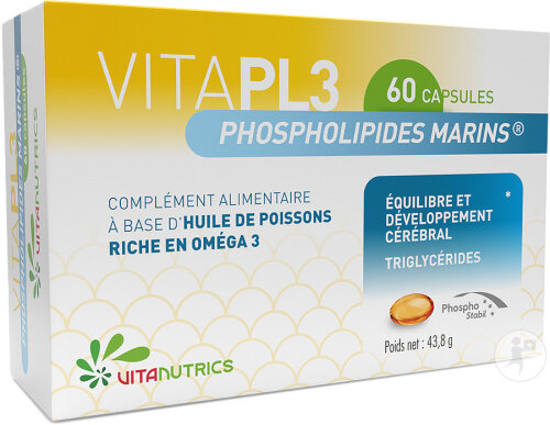 Vitanutrics Vita PL3 Marine Phospholipide 60 Kapseln