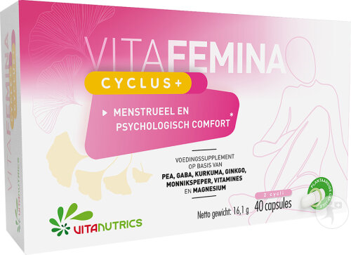 Vitanutrics Vitafemina Cycle+ 40 Kapseln