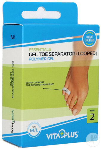 Vitaplus Gel Zehenspreizer Größe M/L 2 Stück