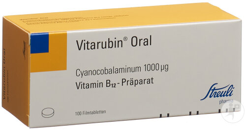 Vitarubin Oral Filmtabletten 1000mcg 100 Stück