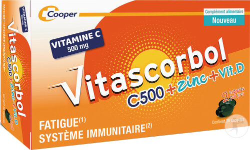 Vitascorbol C500 + Zink + Vitamin D 30 Kapseln