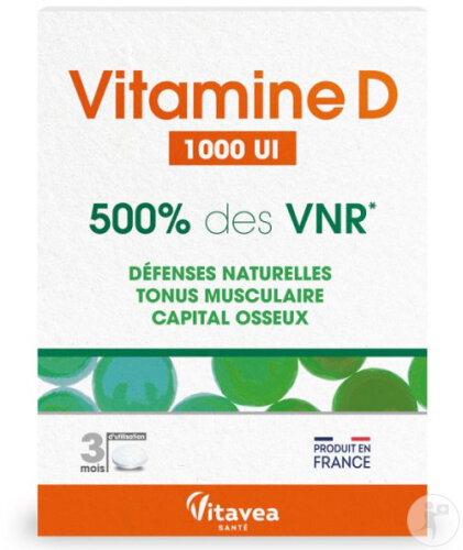 Vitavea Vitamin D 1000IE Natürliche Abwehr 90 Tabletten