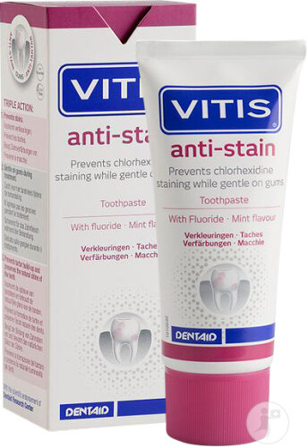 Vitis Anti-Stain Zahnpasta Tube 50ml