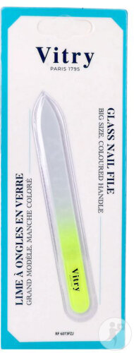 Vitry Glasnagelfeile Mit Fluogelbem Griff 1 Stück