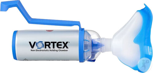 Vortex Mdr Inhalationskammer + Erwachsenenmaske 1 Stück