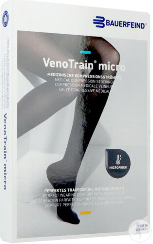 VenoTrain Micro Ag C1 Orthopädisch Fest Plus Kurzstrumpf Karamell S 1 Stück