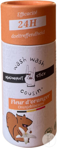 Wash Wash Cousin Deodorant Stick Orangenblüte 1 Stück