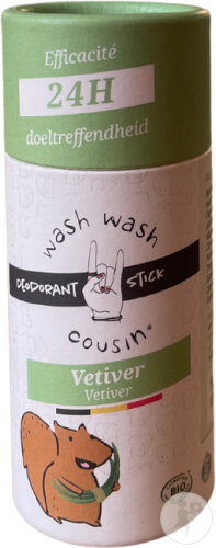 Wash Wash Cousin Deodorant Stick Vetiver 1 Stück