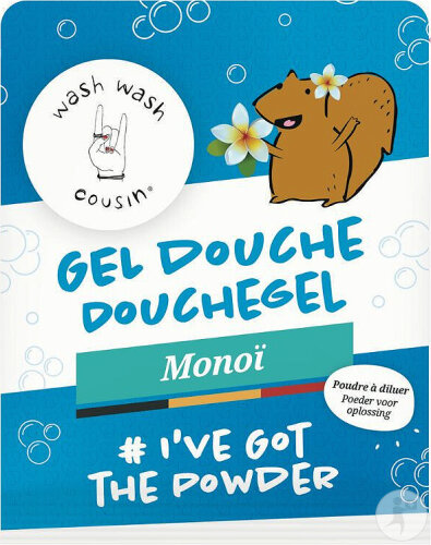 Wash Wash Cousin Duschgel Monoi Pulver 20g