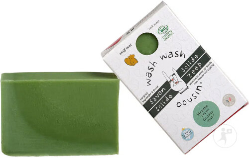 Wash Wash Cousin Feste Seife Grüne Minze 100g