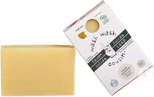 Wash Wash Cousin Feste Seife Zitronenbett 100g