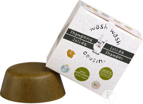 Wash Wash Cousin Festes Shampoo Gegen Schuppen 70g