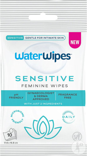 WaterWipes Sensitive FemCare 10 Stück