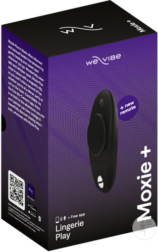 We-Vibe Moxie+ Satin Black Vibrator 1 Stück