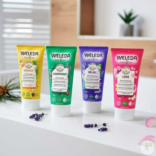 Weleda Aroma Shower Harmony Duschgel Tube 200ml-4
