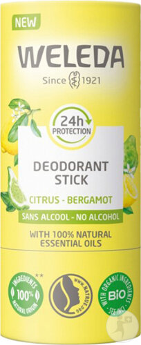 Weleda Citrus + Bergamot 24h Deodorant Stick 50g