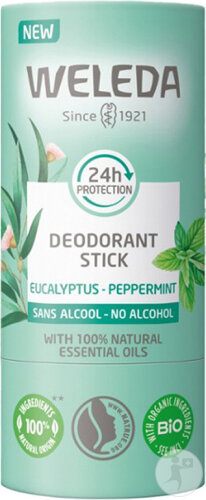Weleda Deodorant Stick 24h Eukalyptus-Pfefferminze 50g