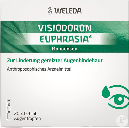 Weleda Visiodoron Euphrasia Augentropfen 20 Monodosen