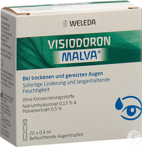 Weleda Visiodoron Malva Augentropfen 20 Monodosen