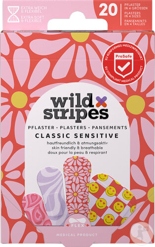 Wild Stripes Classic Sensitive Pastell Spaß 20 Stück