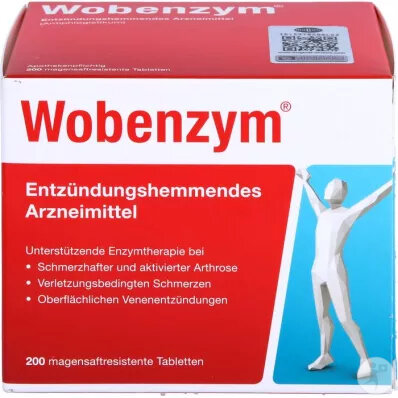 Wobenzym 200 Magensaftresistente Tabletten