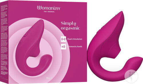 Womanizer Blend Vibrant Pink Rabbit Mit Pleasure Air Vibrator 1 Stück