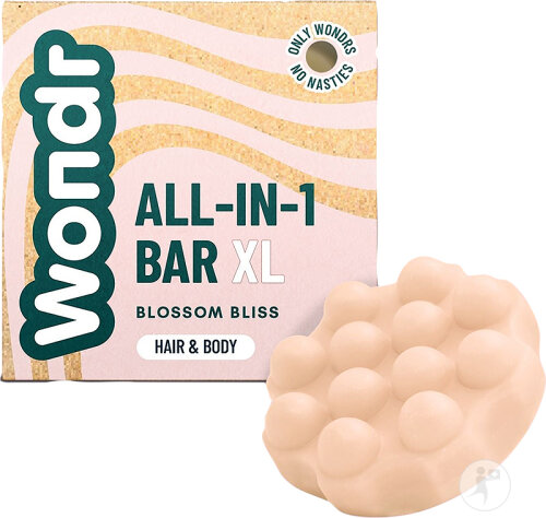 Wondr Blossom Bliss All-In-1 Feste Seife XL Haare Und Körper 110g