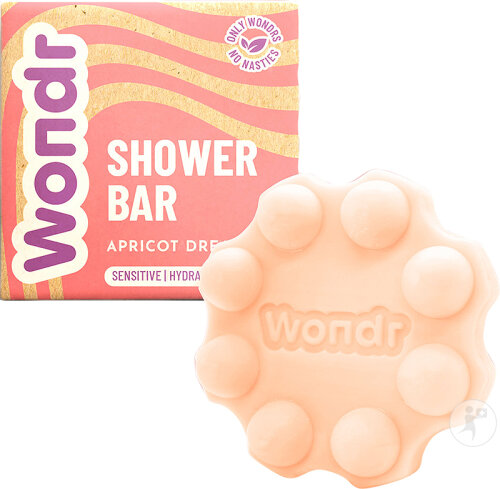 Wondr Feste Duschgel Sensitive Apricot Dreams 102g