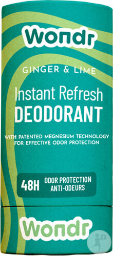 Wondr Vaste Deodorant Instant Refresh Ginger & Lime 60g