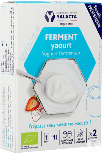 Yalacta Joghurtferment Bio 2x4g 