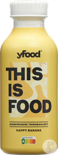 Yfood Trinkmahlzeit Happy Banana Flasche 500ml