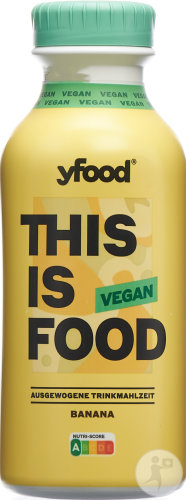 Yfood Trinkmahlzeit Vegan Banana Flasche 500ml