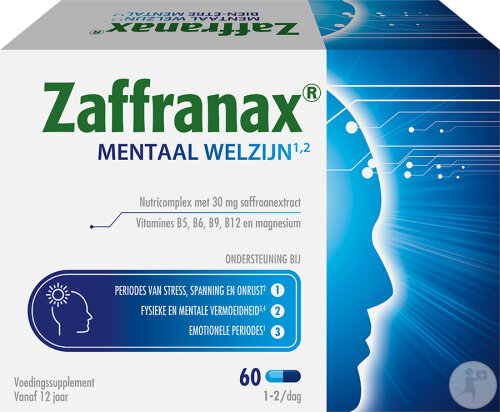 Zaffranax Positive Stimmung Nahrungsergänzungsmittel 60 Kapseln