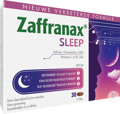 Zaffranax Sleep Schlaf Müdigkeit Stressmomente 30 Tabletten
