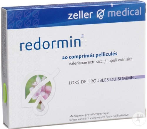Zeller Redormin 250mg 20 Überzogene Tabletten