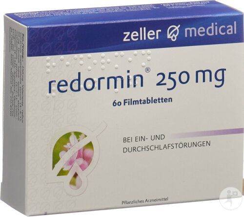 Zeller Redormin 250mg 60 Überzogene Tabletten