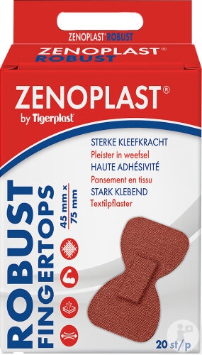 Zenoplast Robust Fingertops Textilpflaster 20 Stück 