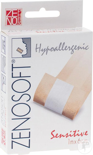 Zenosoft Sensitive Hypoallergenes Pflaster 1m x 6cm Stück 1