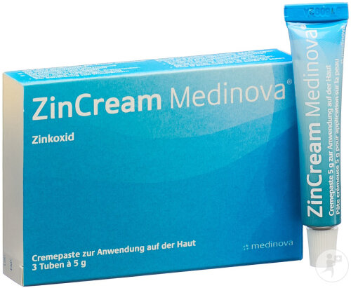 ZinCream Medinova Cremige Paste Tuben 3x5g