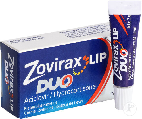 Zovirax Lip Duo Creme Tube 2g