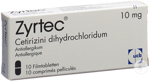 Zyrtec Filmtabletten 10mg 10 Stück