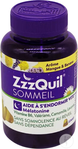 ZZZQUIL Schlaf Aroma Mango Banane 60 Gummis