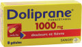Doliprane 1000mg Paracétamol Douleurs Et Fièvre 8 Gélules