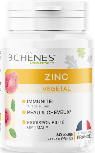 3 Chênes Zinc Végétal 60 Comprimés