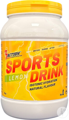 3Action Sports Drink Complément Alimentaire Goût Citron 1kg