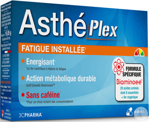 3C Pharma Asthéplex Organismes Épuisés 30 Gélules