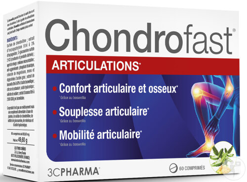 3C Pharma Chondro Fast Articulations 60 Comprimés