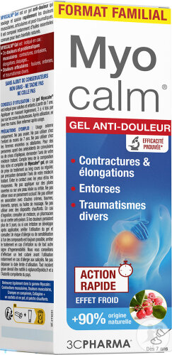 3C Pharma Myocalm Gel Froid Tube 100ml