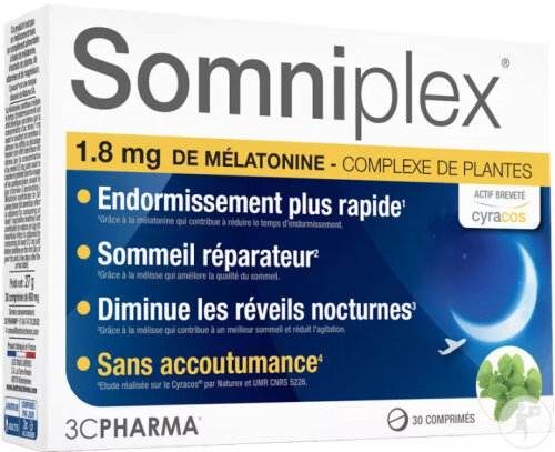 3C Pharma Somniplex 30 Comprimés