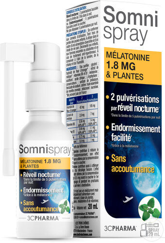 3C Pharma Somnispray Sans Accoutumance Flacon 20ml